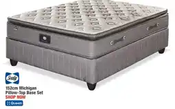 OK Furniture Sealy 152cm Michigan Pillow-Top Base Set offer