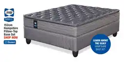 OK Furniture Sealy 152cm Hampshire Pillow-Top Base Set offer