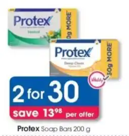 Clicks Protex Soap Bars offer