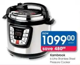 Clicks Kambrook Stainless Steel Pressure Cooker offer