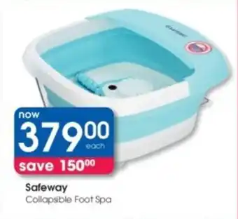 Clicks Safeway Collapsible Foot Spa offer