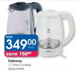Clicks Safeway Cordless Glass Kettle offer
