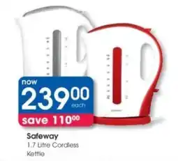 Clicks Safeway Cordless Kettle offer