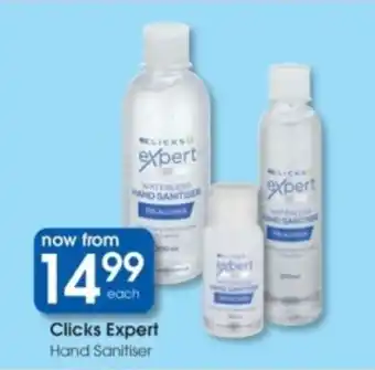 Clicks Clicks Expert Hand Sanitiser offer
