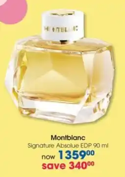 Clicks Montblanc Signature Absolue EDP offer