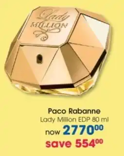 Clicks Paco Rabanne Lady Million EDP offer