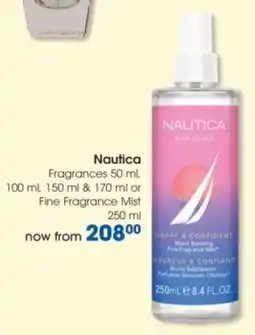 Clicks Nautica Fragrances, or Fine Fragrance Mist offer
