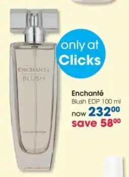 Clicks Enchanté Blush EDP offer