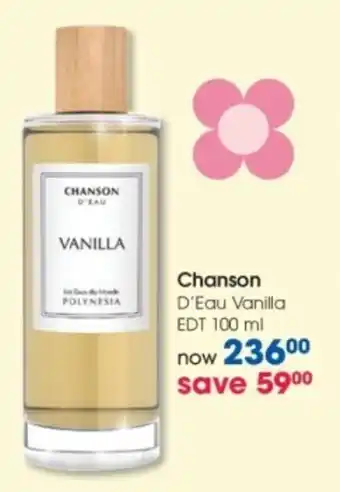 Clicks Chanson D'Eau Vanilla EDT offer
