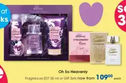 Clicks Oh So Heavenly Fragrances EDT or Gift Sets offer