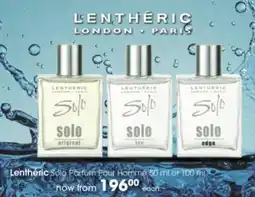 Clicks Lentheric Solo Parfum Pour Homme offer