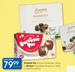 Clicks Sweetie Pie Vanilla Box or Beyers Chocolate Symphony or Harmony offer
