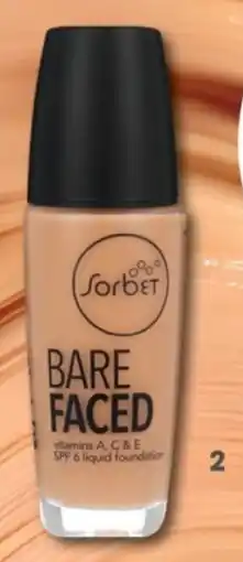 Clicks Bare Faced SPF 6 Liquid Foundation offer