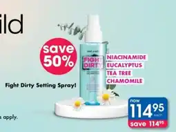Clicks Fight Dirty Setting Spray offer