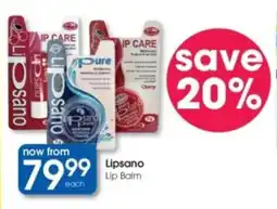 Clicks Lipsano Lip Balm offer
