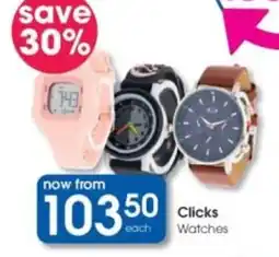 Clicks Clicks Watches offer