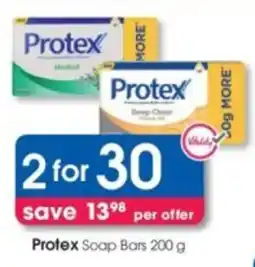 Clicks Protex Soap Bars offer