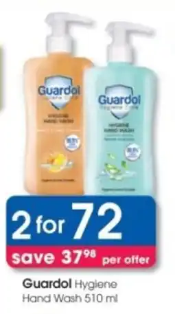 Clicks Guardol Hygiene Hand Wash offer