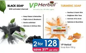 Clicks VP Herbal Soap Bars offer