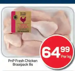 Pick n Pay PnP Fresh Chicken Braaipack 8s offer