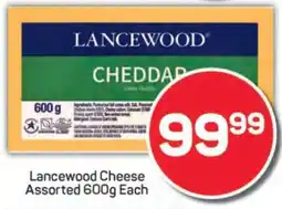 Pick n Pay Lancewood Cheese Assorted 600g offer