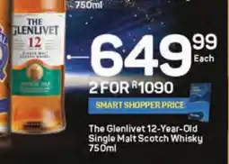 Pick n Pay Liquor The Glenlivet 12 Year Old Single Malt Scotch Whisky offer