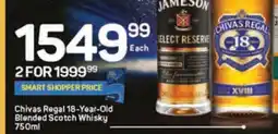 Pick n Pay Liquor Chivas Regal 18-Year-Old Blended Scotch Whisky offer