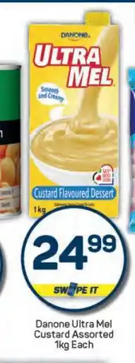 Pick n Pay Danone Ultra Mel Custard Assorted 1kg Each offer