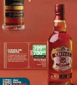 Spar Tops CHIVAS REGAL offer