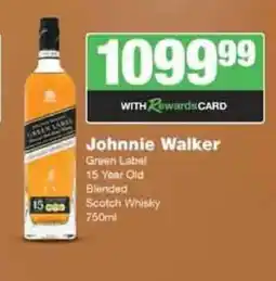 Spar Tops Johnnie Walker Green Label offer
