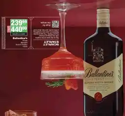 Spar Tops Ballantine's Finest Blended Scotch Whisky offer