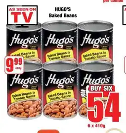 Boxer HUGO'S Baked Beans offer