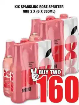 Boxer KIX Sparkling Rose Spritzer NRB 2 x (6 x 330ml) offer