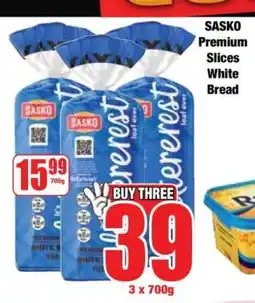 Boxer Sasko Premium Slices White Bread offer
