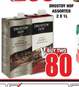 Boxer DROSTDY HOF ASSORTED 2 X 1L offer