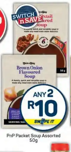 Pick n Pay PnP Packet Soup Assorted 50g offer