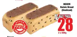 Boxer BOXER Raisin Bread (Unsliced) offer