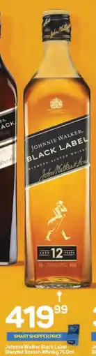 Pick n Pay Liquor JOHNNIE WALKER BLACK LABEL BLENDED SCOTCH WHISKY 750ML offer