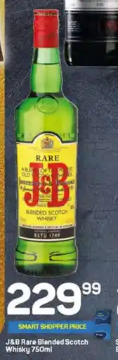 Pick n Pay Liquor J & B RARE BLENDED SCOTCH WHISKY 750ML offer