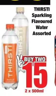 Boxer THIRSTI Sparkling Flavoured Water Assorted offer