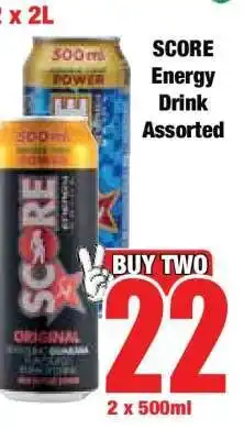 Boxer SCORE Energy Drink Assorted offer