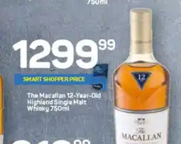 Pick n Pay Liquor The Macallan 12-Year-Old Highland Single Malt Whisky 750ml offer