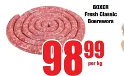 Boxer BOXER Fresh Classic Boerewors offer