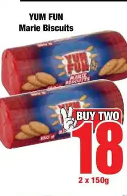 Boxer YUM FUN Marie Biscuits offer