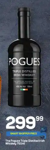 Pick n Pay Liquor The Pogues Triple Distilled Irish Whiskey 750ml offer