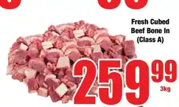 Boxer Fresh Cubed Beef (Bone In) Class A offer