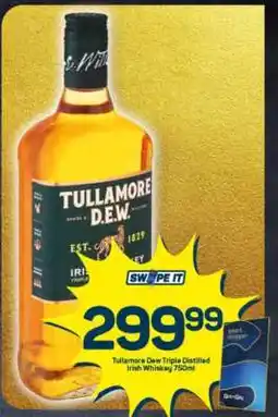 Pick n Pay Liquor Tullamore Dew Triple Distilled Irish Whiskey 750ml offer