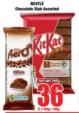 Boxer NESTLÉ Chocolate Slab Assorted offer