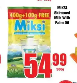 Boxer MIKSI Skimmed Milk With Palm Oil offer