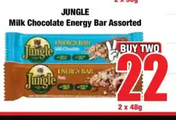 Boxer JUNGLE Milk Chocolate Energy Bar Assorted offer